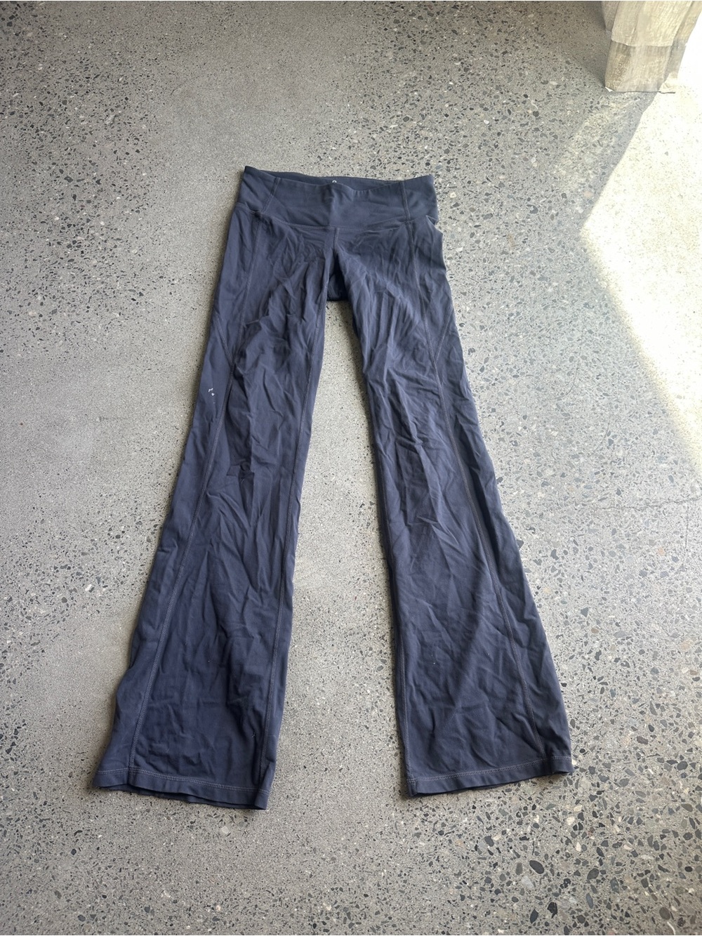 Athleta small Gray Flare Yoga Pants